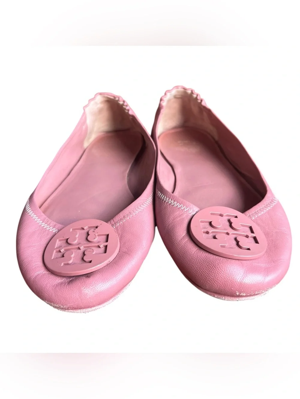 Tory Burch Pink Minnie Travel Ballet Flat 8